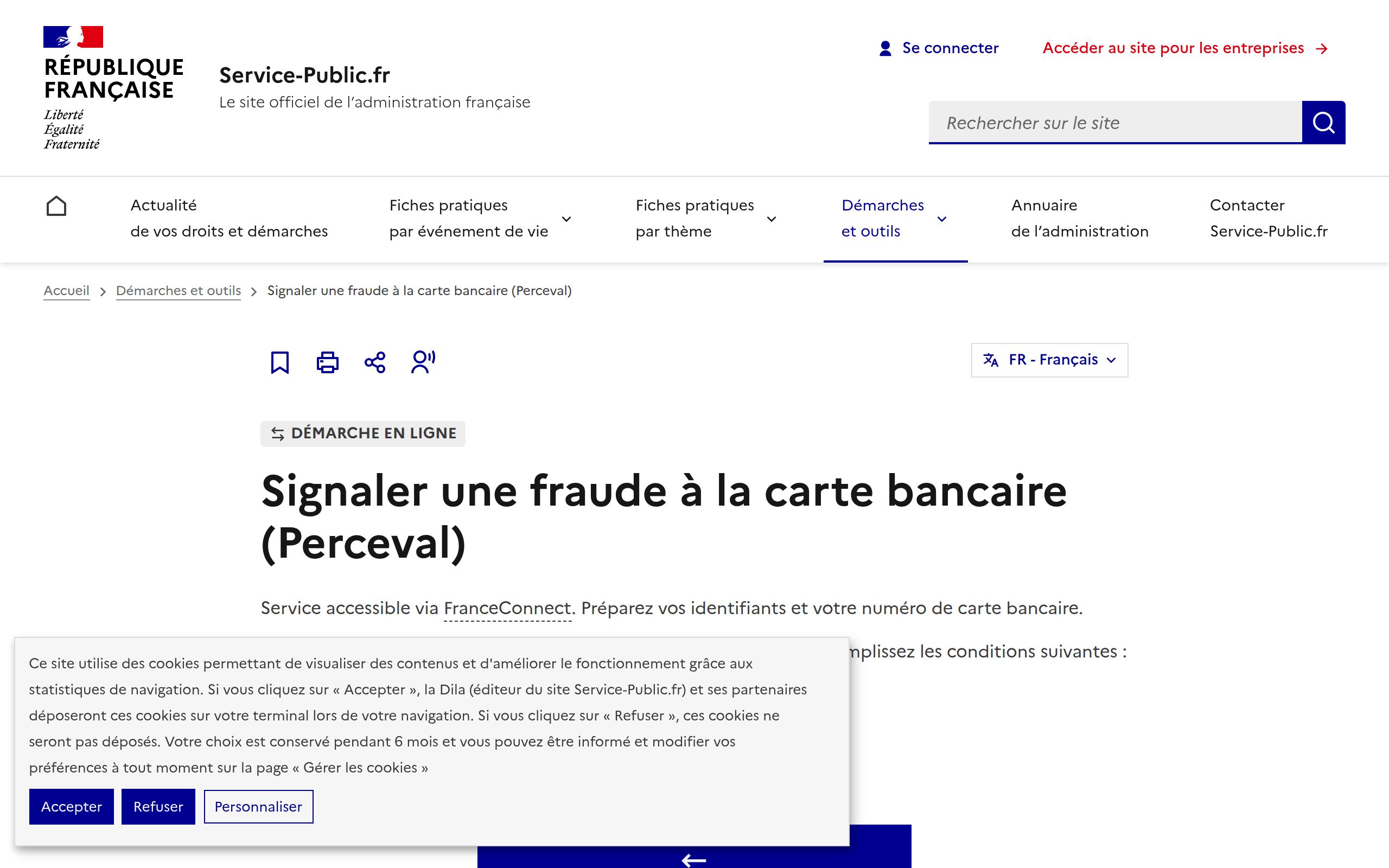 Copie d'écran de https://www.service-public.fr/particuliers/vosdroits/R46526