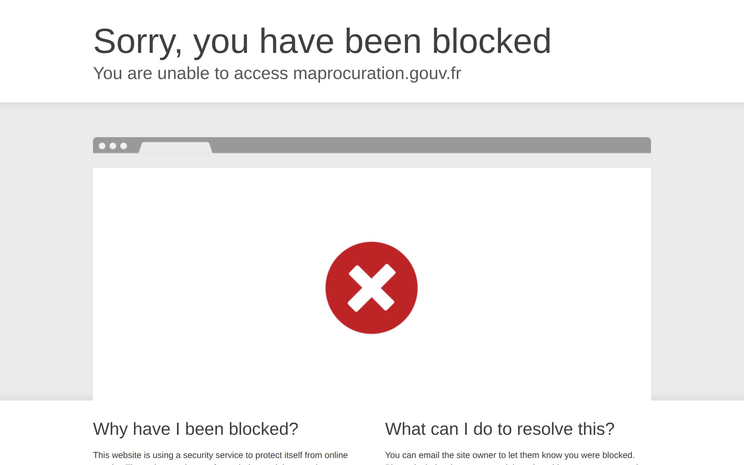 Copie d'écran de https://maprocuration.gouv.fr/
